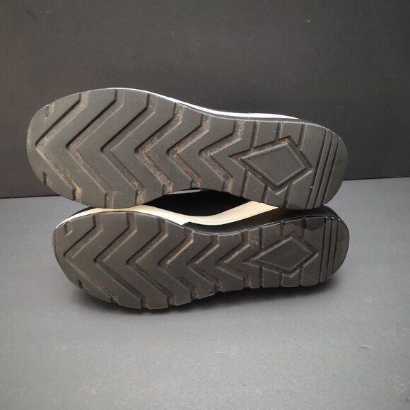 Michael Kors Ladies Size 6.5 Black & White Wedge Pull On Style Sock Booties - Picture 8 of 11